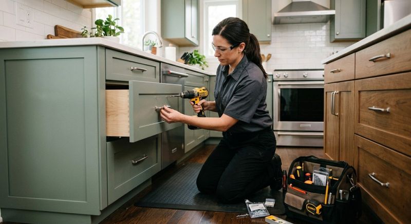 Cabinet Drawer Attachment Service